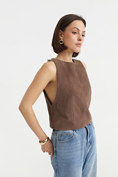 HYPNOTIC HUMAN Kolsuz Suet Üst