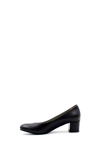 FAST STEP Hakiki Deri Kadın Kalın Topuklu Ayakkabı 792ZA057