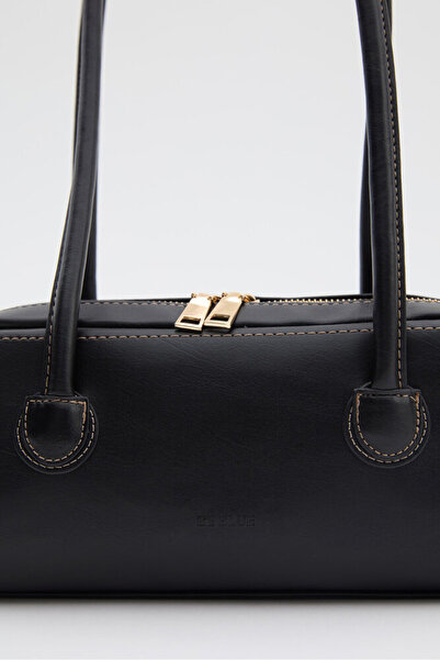 BE BLUE Black Soft Baget Bag