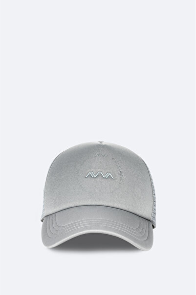 Avva Men's Gray Printed Hat A51Y9210