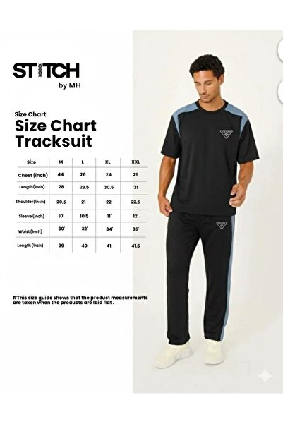 STITCH by MH Men’s Oversized Contrasted Tracksuit