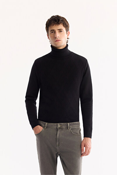 Avva Men's Gray Classic Waist Cotton Distressed Washed Madrid Comfort Slim Fit Jean Pants A52Y3516