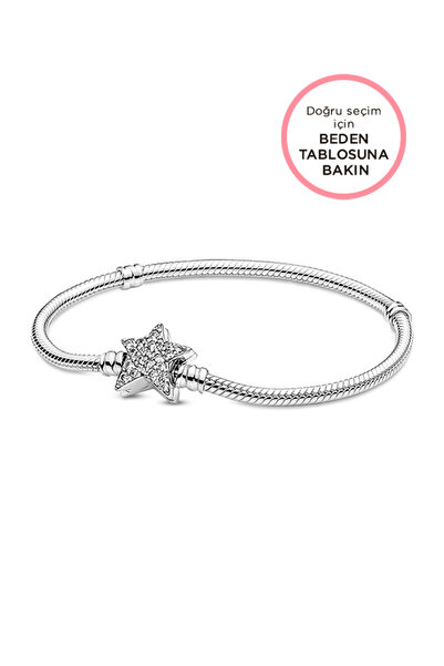 Pandora Moments Asimetrik Yıldız Klipsli Bileklik