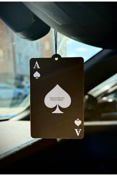 Duftpalm MAÇA AS TASARIMLI OTO KOKUSU DEKORATİF ARAÇ KOKUSU VE AKSESUARI