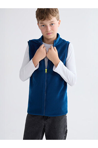 LC Waikiki Stand Collar Fleece Boys' Vest