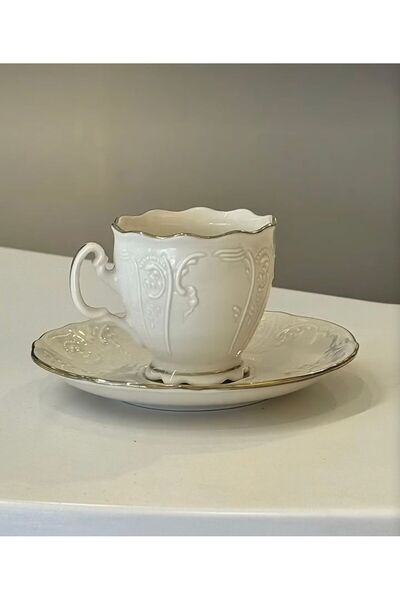 İpek Porselen Amara Zarif 6-Person Coffee Cup Set 80 ml