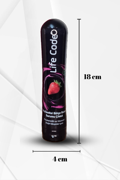 LİFE CODE Masaj Jel Kaydanlastırıcı Çilek Hazzı Serum Su Bazlı Intum Skin Car...