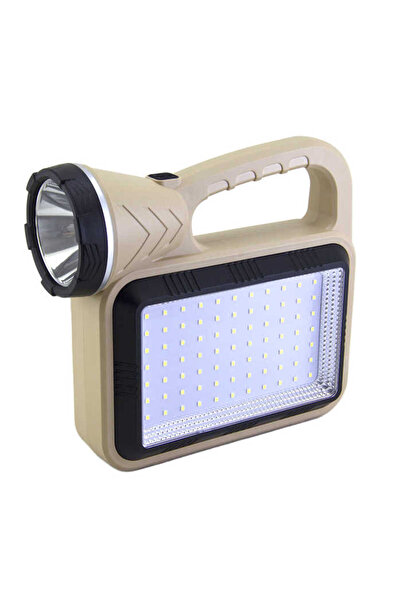 Panther PT-2208 USB Şarjlı Solar El Feneri | Güçlü LED Aydınlatma