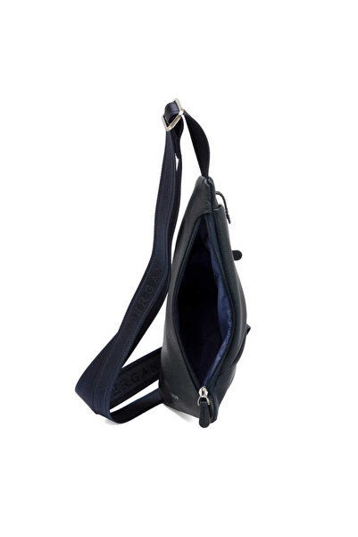 Tergan Чорна шкіряна чоловіча сумка через плече - S1AC00021439-X86