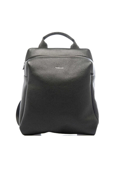Tergan Siyah Hakiki Deri Kadın Sırt Çantası - S1SR00079384-A41