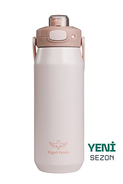 Fagel Fenix 750 ml Clearlok Pale Peach Çift Katmanlı Paslanmaz Çelik Matara