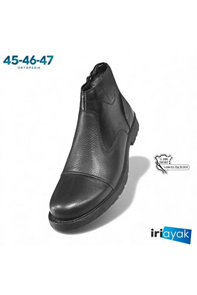 İriayak Erkek Büyük Numara %100 Hakiki Deri Bot 45-46-47