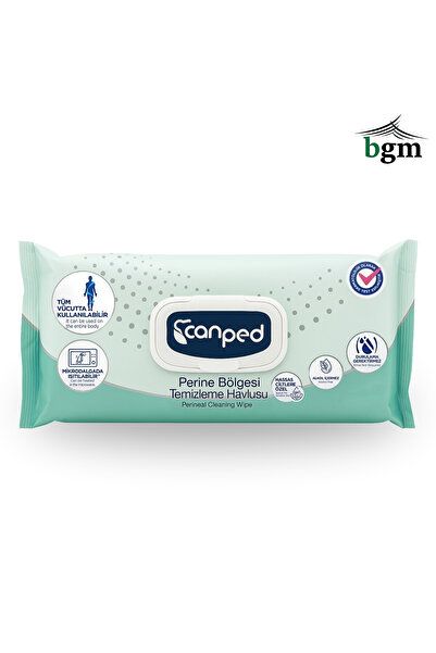 bgm Perine Bölgesi Temizleme Havlusu 50 Yaprak Büyük Boy Islak Mendil Petek D...