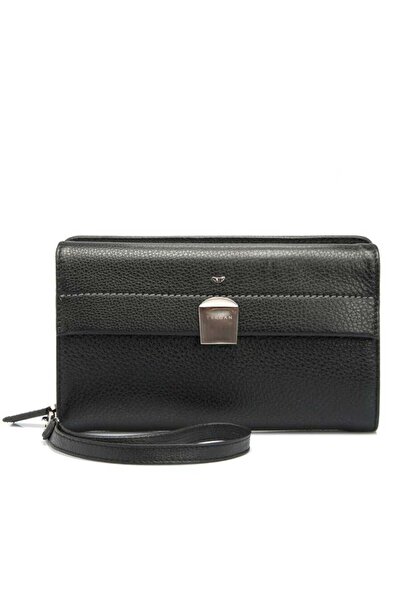 Tergan Black Genuine Leather Men's Portfolio Bag - S1Pc00002980-A6F