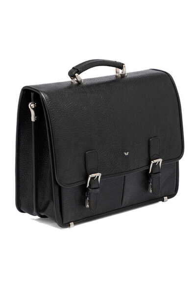 Tergan حقيبة رجالية من الجلد الطبيعي باللون الأسود - S1EV00022775-P2Y