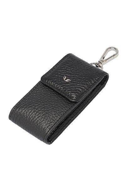 Tergan Μαύρο μπρελόκ από γνήσιο δέρμα Unisex - S1AN00000095-A41