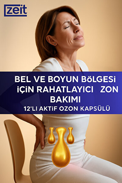 ZEİT OZON Kas ve Vücut Rahatlığına Destek Ozonlu Bakım Kapsülleri | 12’li Set