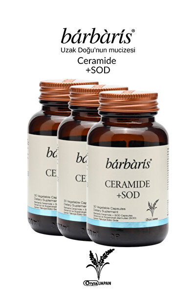 Barbaris BARBARİS CERAMIDE+SOD 30 CAPSULES*3 PAKET