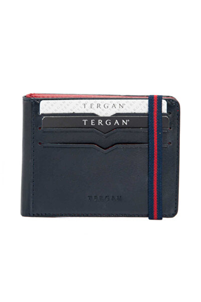 Tergan Чорний шкіряний чоловічий гаманець для кредитних карток - S1KK00001600-Z47