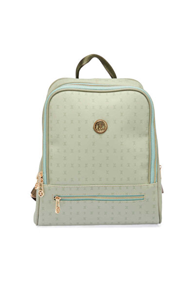Tergan Yeşil Print Kadın Sırt Çantası - S1SR00079606-U2A