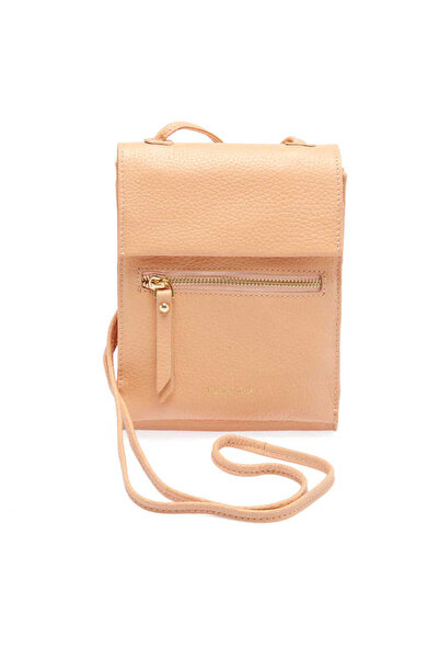 Tergan Nude Hakiki Deri Kadın Çapraz Askılı Çanta - S23Y1BC80168-T6A