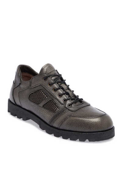 Tergan Vizon Hakiki Deri Erkek Sneaker - E23S1AY56505-E32