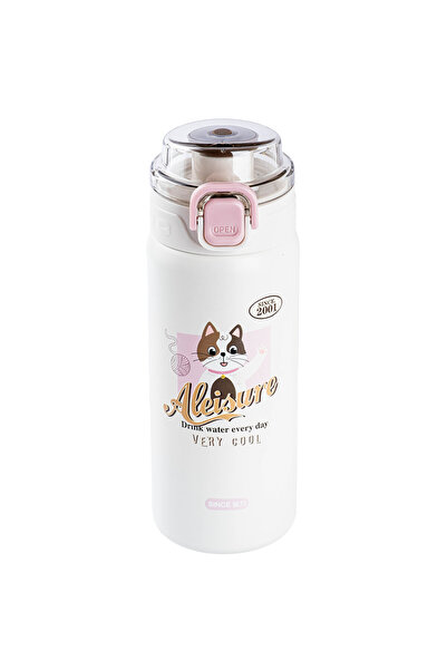 DKADI Okadi Green Patterned Stainless Steel Thermos 380ml