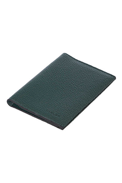 Tergan Πράσινη θήκη διαβατηρίου από γνήσιο δέρμα Unisex - S1PS00001657-I5T