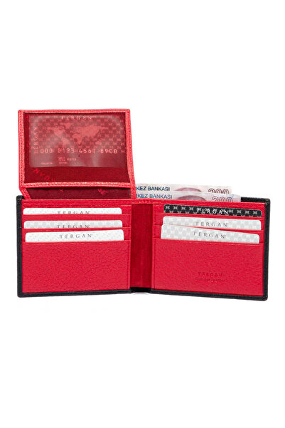 Tergan Black Leather Men's Wallet 01648s6l