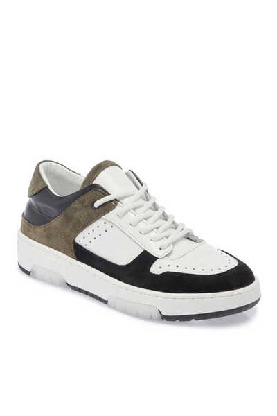 Tergan Siyah Hakiki Deri Kadın Sneaker - K24I1AY67307-S2Y