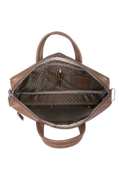Tergan Tan Genuine Leather Men's Briefcase - S1Ev00021140-B67