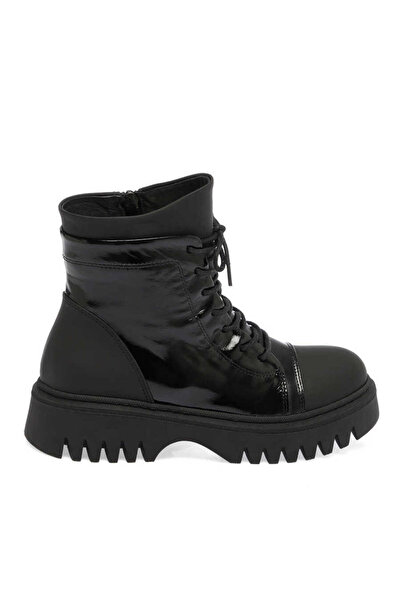 Tergan Siyah Hakiki Deri Kadın Casual Bot - K23K1BT66841-A27