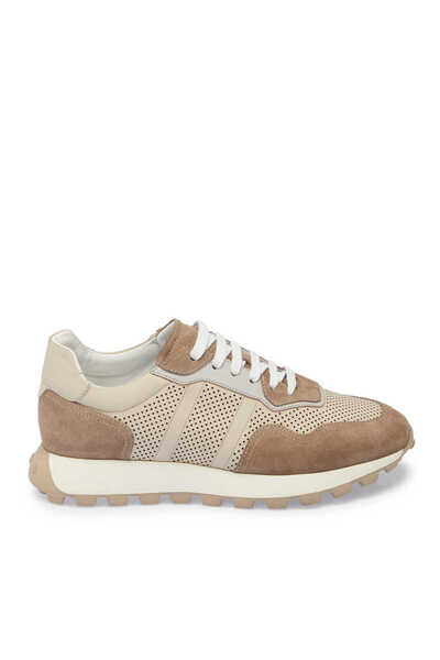 Tergan Vizon Hakiki Deri Erkek Sneaker - E24I1AY56733-A02