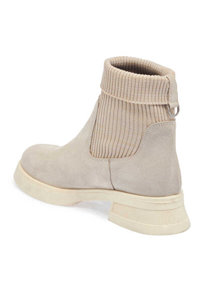 Tergan Bej Hakiki Süet Deri Kadın Casual Bot - K23K1BT66961-B79