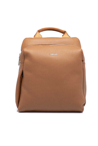 Tergan Taba Hakiki Deri Kadın Sırt Çantası - S1SR00079384-B67