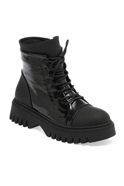 Tergan Siyah Hakiki Deri Kadın Casual Bot - K23K1BT66841-A27