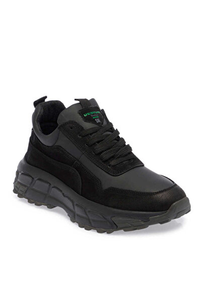 Tergan Siyah Hakiki Deri Erkek Sneaker - E23S1AY56387-A23