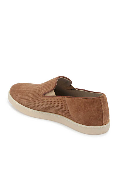 Tergan Taba Hakiki Nubuk Deri Erkek Loafer - E24I1AY56695-G99