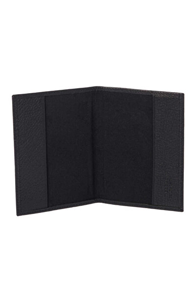 Tergan Black Genuine Leather Unisex Passport Holder - S1Ps00001200-A41