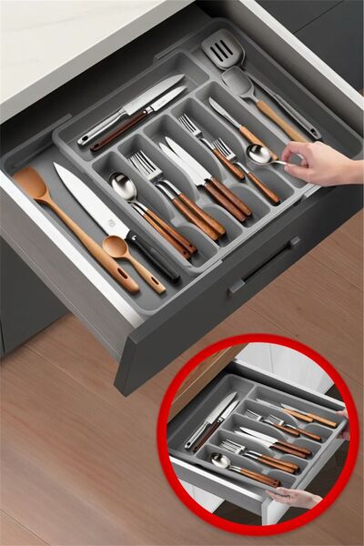 Bayev Διπλό Ανοιγόμενο Organizer Συρτάρι Κουτάλια