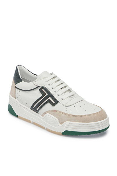 Tergan Beyaz Hakiki Deri Kadın Sneaker - K24I1AY67317-M03