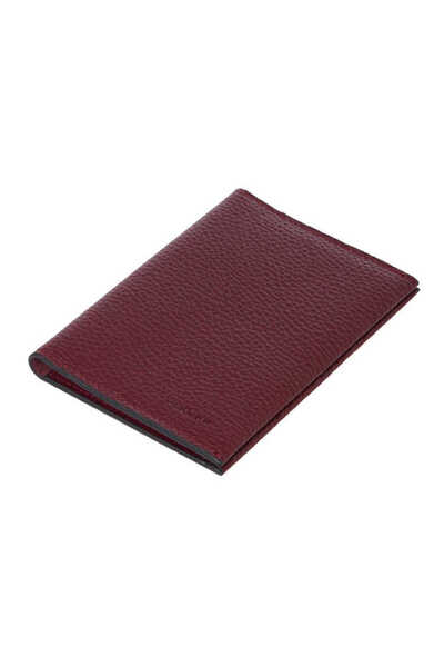 Tergan Claret Red Genuine Leather Unisex Passport Holder - S1Ps00001657-M71
