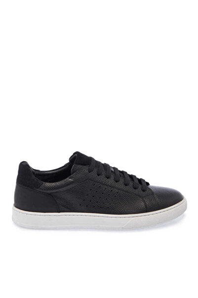 Tergan Siyah Hakiki Deri Erkek Sneaker - E24I1AY56729-A41