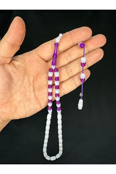Anemore Collection VIOLET ALB PULVERIZARE PUDRĂ DE AMBER TESBİH CAPSULĂ TĂIAT...