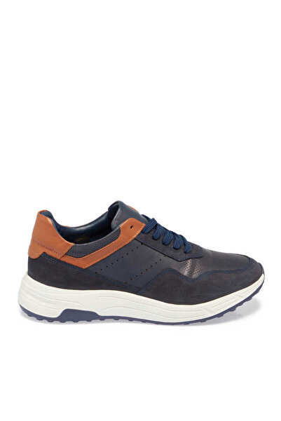 Tergan Lacivert Hakiki Deri Erkek Sneaker - E24I1AY56859-A31