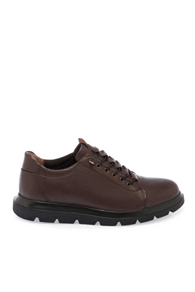Tergan Kahverengi Hakiki Deri Erkek Sneaker - E24S1AY57010-A24