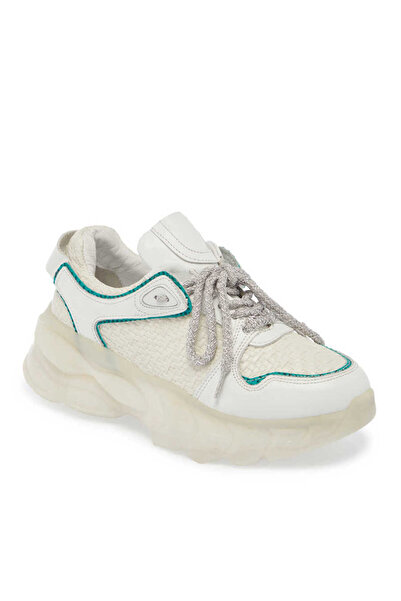 Tergan Beyaz Deri-Vegan Kadın Sneaker - K24I1AY67342-A26