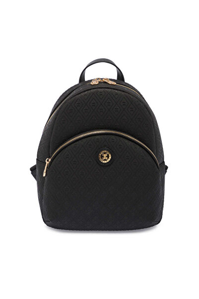 Tergan Siyah Print Kadın Sırt Çantası - S1SR00079603-P1Q