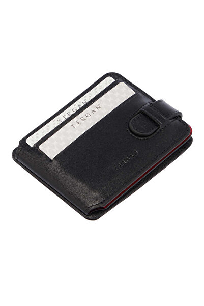 Tergan Black Genuine Leather Men's Wallet - S1Ce00001658-I13