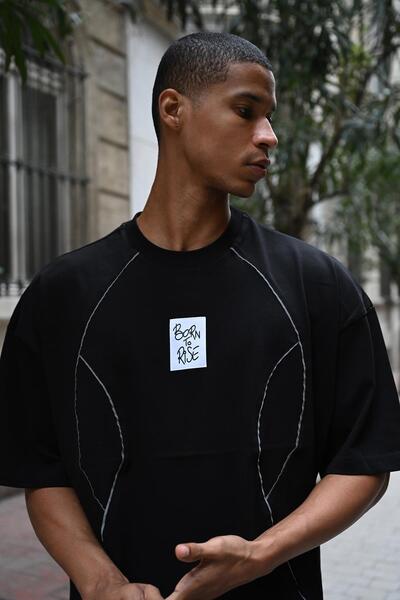 Rocqerx Μπλουζάκι R-5792 Model Single Jersey - Λεπτομέρεια σωλήνων